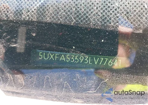 2003 BMW X5 3.0I z USA, uszkodzony, nr VIN 5UXFA53593LV77641